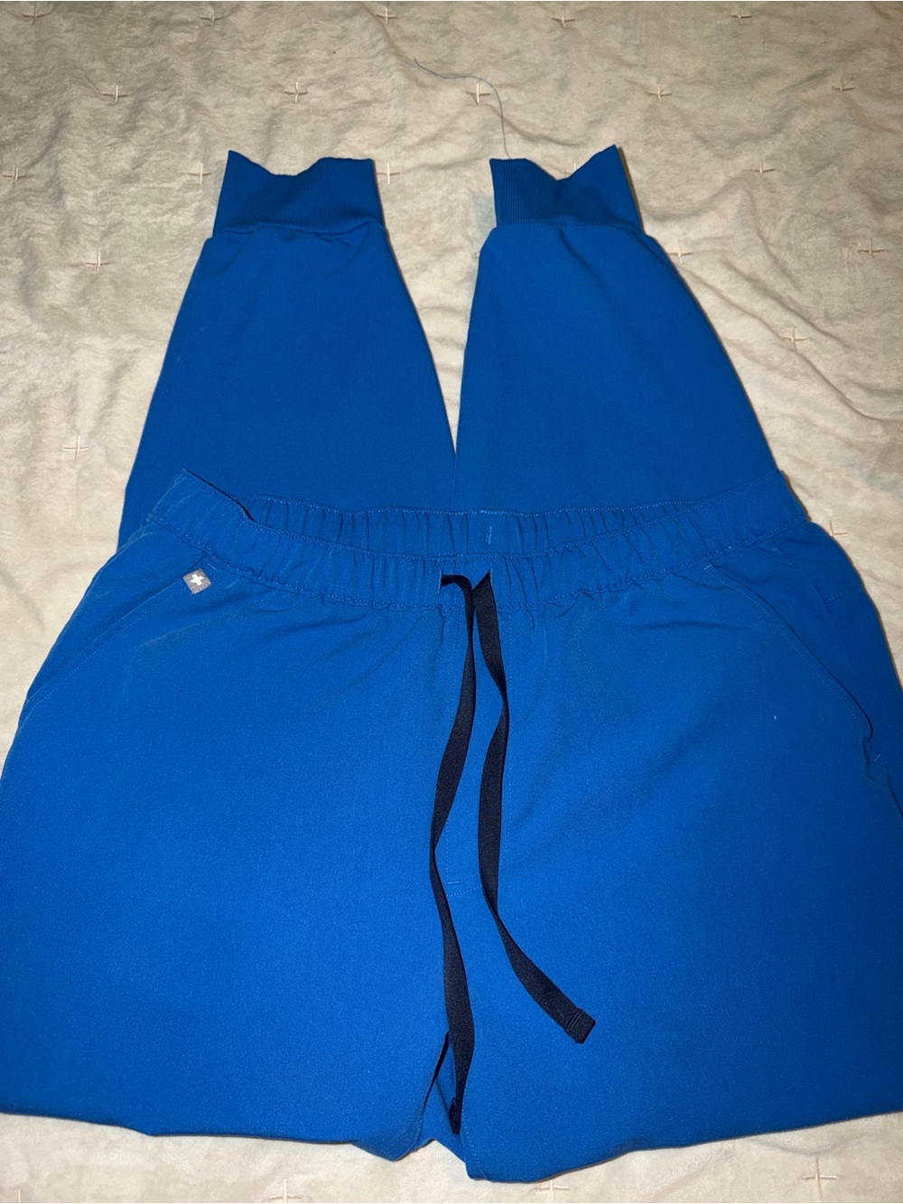 Men’s Casual Drawstring Jogger Pants in Royal Blue